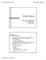 pdf - Systemsoftware und Verteilte Systeme - UniversitÃƒÂ¤t Trier