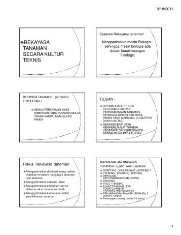Â®REKAYASA TANAMAN SECARA KULTUR TEKNIS - Blogs Unpad