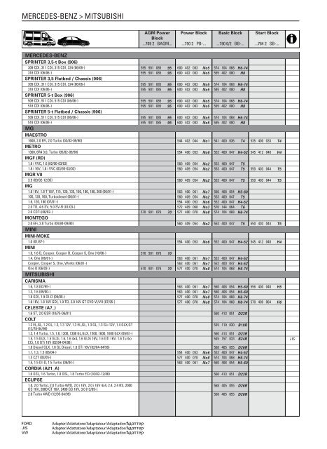 Berga AGM batteries. - page screenshot of berga-batterien.de