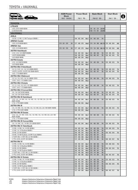 Berga AGM batteries. - page screenshot of berga-batterien.de