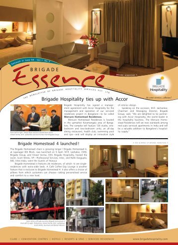 Brigade Hospitality - Resource Communications Pvt. Ltd