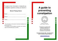 A guide to preventing constipation - Australian Association of Stomal ...