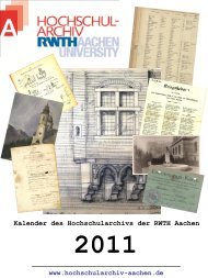 2 - Hochschularchiv der RWTH Aachen