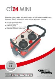 ct24 Receiver - Cattron-Theimeg Europe GmbH & Co. KG