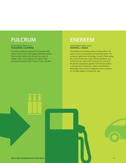 2012 Sustainability Report - Executive Summary - Waste Management