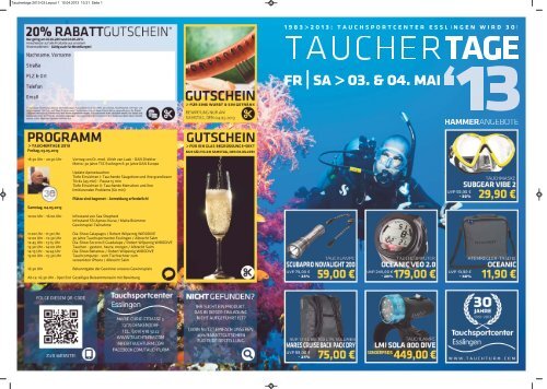 Informationen - Tauchsportcenter-Esslingen