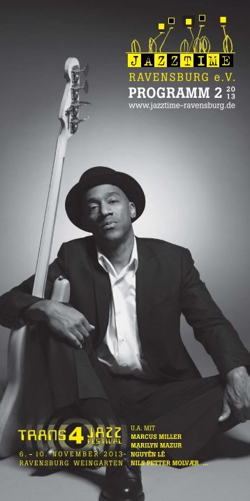 Jazztime Programm Herbst 2013