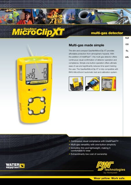 multi-gas detector - BW Technologies Ltd.