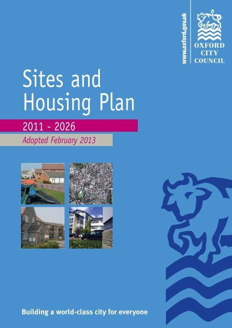 Sites & Housing Plan - Inspectors Report - Oxford City Council