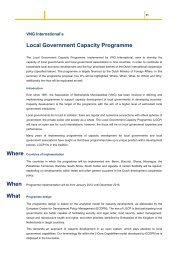 Local Government Capacity Programme - VNG International