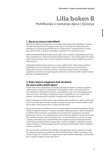 Lilla boken B Publikacija o nemanju djece i ljeÄenju - MSD