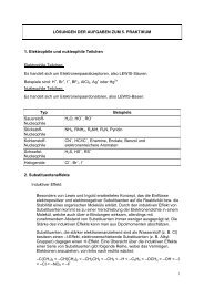 Lösungen - Organische Chemie