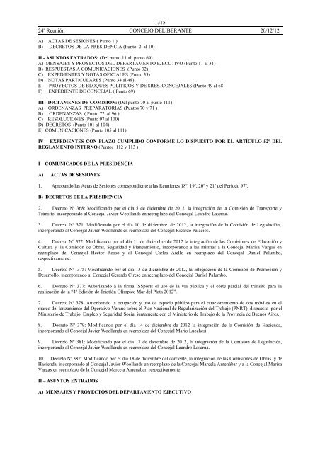 Actas de Sesiones - Honorable Concejo Deliberante del Partido ...