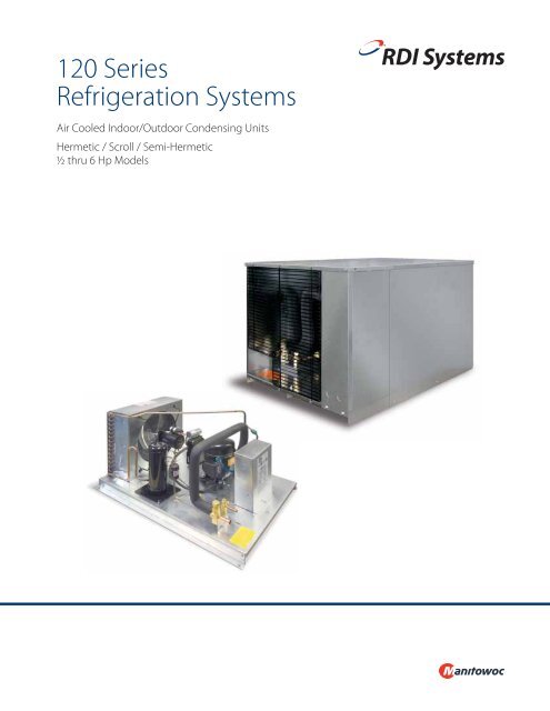 120 Series Refrigeration Systems - Garland - Canada