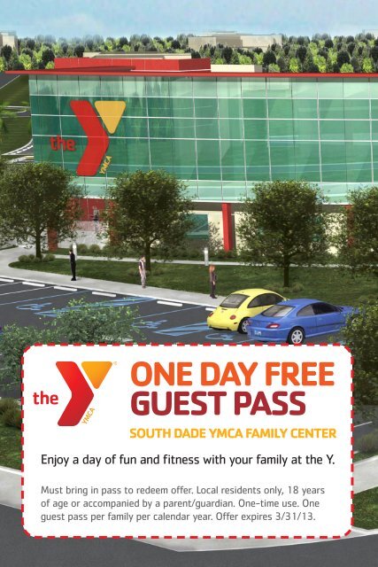 ONE DAY FREE GUEST PASS - YMCA of Greater Miami