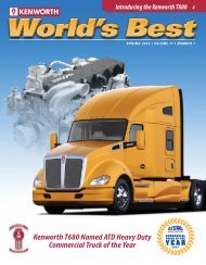 Kenworth T680 Named ATD Heavy Duty Commercial Truck of the Year