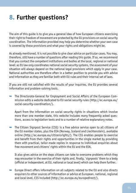 The EU provisions on social security