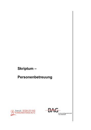 Skriptum Personenbetreuung pdf