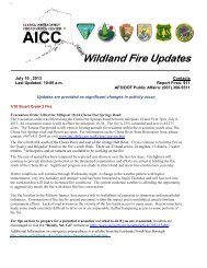 Wildland Fire Update - Alaska Interagency Coordination Center ...