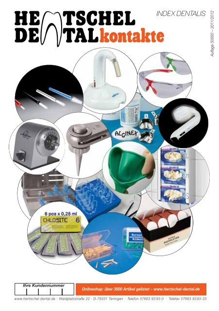 Hentschel-Dental-Katalog 2011/12 (PDF-Datei) - Sonderangebot