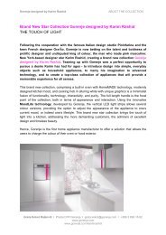 Brand New Star Collection Gorenje designed by Karim Rashid