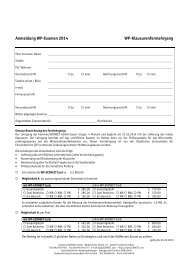 Anmeldung WP-Examen 2014 WP-Klausurenfernlehrgang - econect