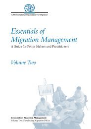 Volume Two Essentials of Migration Management