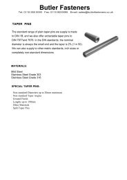 Taper Pin brochure