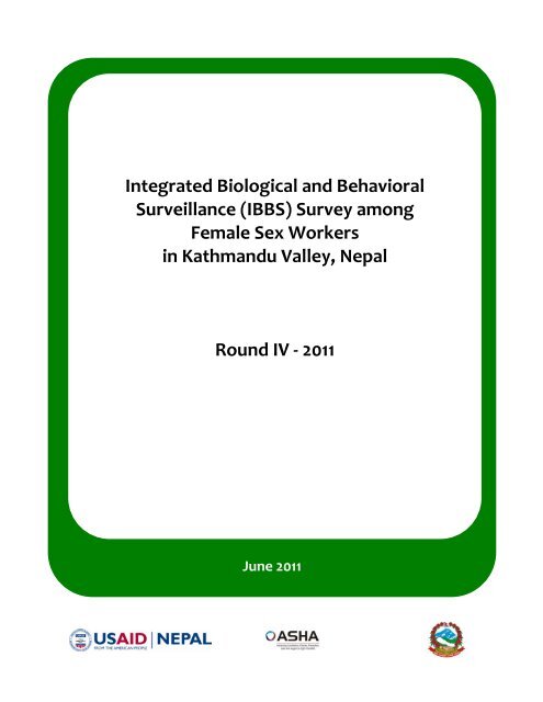 Survey among Female Sex Workers in Kathmandu Valley ... - NCASC
