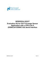 SERDES24-35OVT Evaluation Kit for OV7710 Image Sensor ...