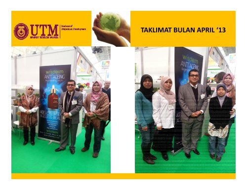 TAKLIMAT BULAN APRIL '13 - IBD - UTM