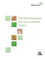 The Value Proposition for Cross-Laminated Timber - Forest Products ...