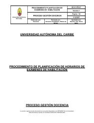 6. Procedimiento PlanificaciÃ³n Examen de HabilitaciÃ³n - sistema de ...