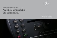 Telematik von Mercedes-Benz. Navigation, Kommunikation und ...