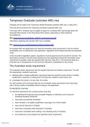 Temporary Graduate (subclass 485) visa - Study Adelaide