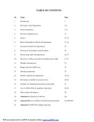 TABLE OF CONTENTS - Nagaland