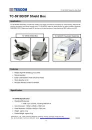 TC-5910D/DP Shield Box - DSE Test Solutions A/S