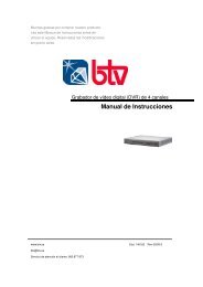 Manual de Instrucciones - Portal privado BTV