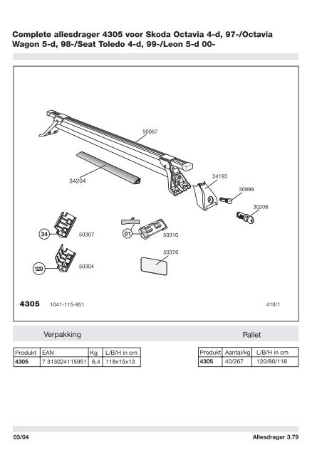 Technische specificatie.pdf - PartsPoint