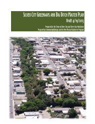 silver city greenways and big ditch master plan - The Town of Silver ...