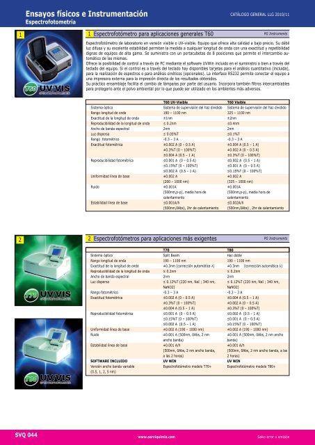 Ensayos fÃ­sicos e InstrumentaciÃ³n - Serviquimia SL