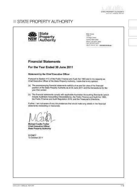 Complete annual report 2010-11 - Land - NSW Government