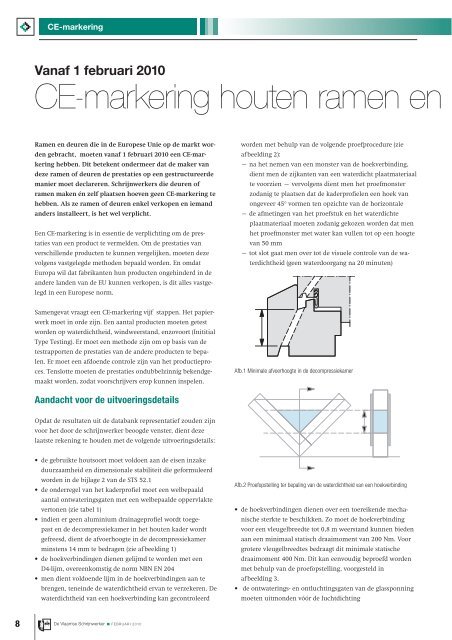 Vlaamse Schrijnwerker_februari_2010.pdf - Magazines Construction