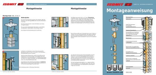 Montagehinweise - Isomit