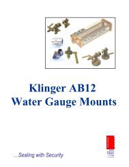 Klinger AB12 Water Gauge Mounts - Capital Valves