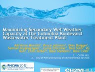 Maximizing Secondary Wet Weather Treatment Capacity at ... - pncwa