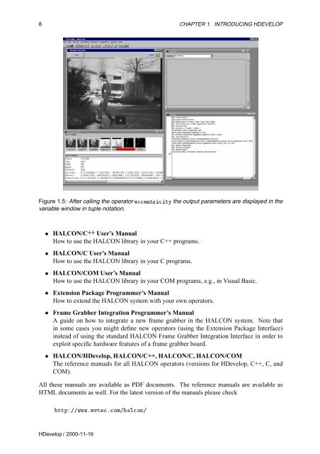 HDevelop User's Manual