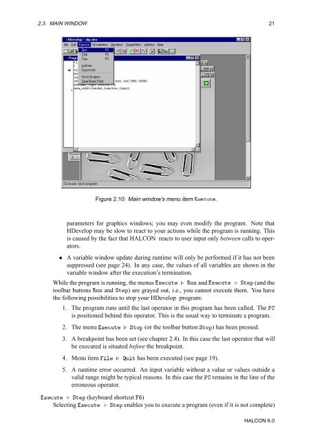 HDevelop User's Manual