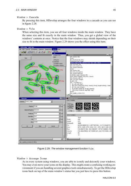 HDevelop User's Manual