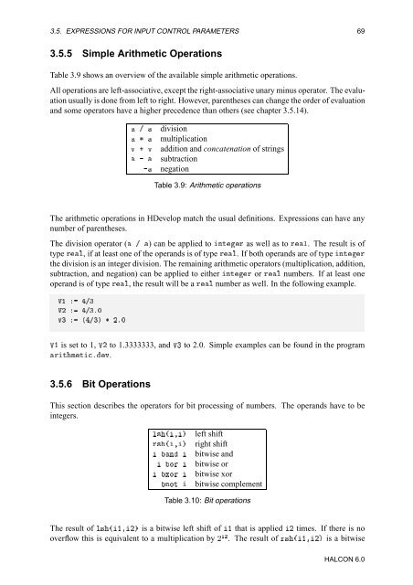 HDevelop User's Manual